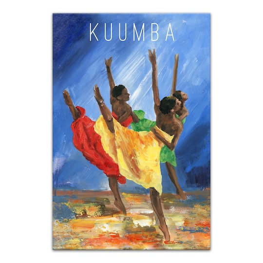 Kuumba Painting Kwanzaa Dance Canvas Wall Art
